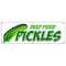 Signmission FRIED PICKLES BANNER SIGN deep pickle crispy dill southern south delicious B-72 Fried Pickles - alternate 1